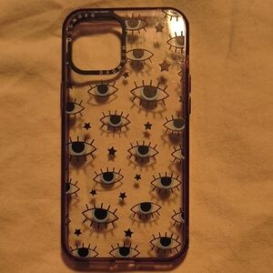 Eye Pattern Phone Case - Black